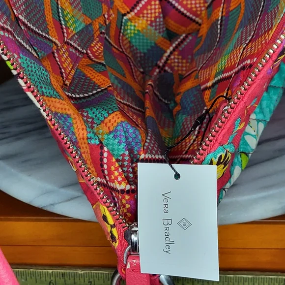 Vera Bradley Floral Pink Shoulder Bag - Picture 16 of 17